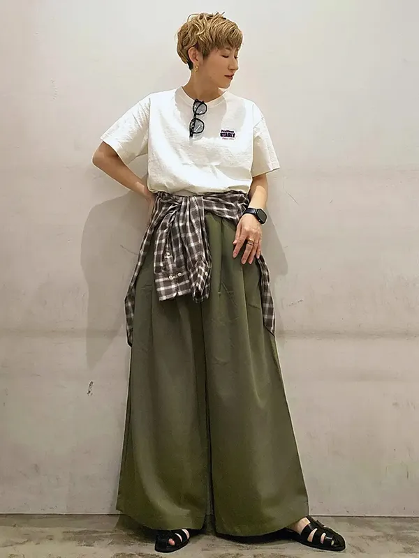 ①「シルエットのメリハリ」でスタイルアップ | Tシャツ コーデ